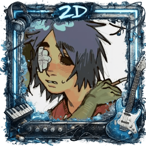 2D - Stuart Gorillaz  28