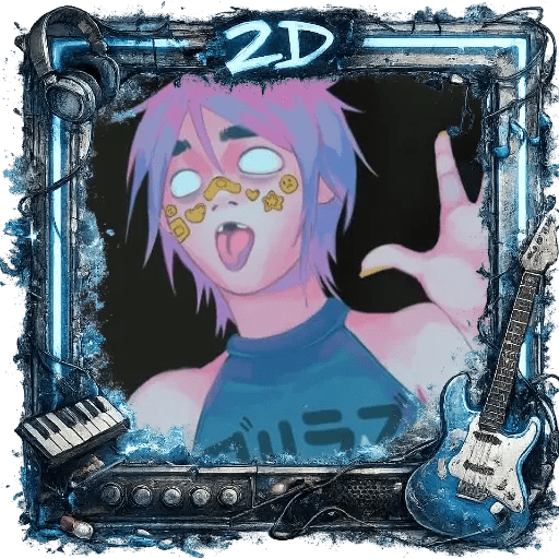 2D - Stuart Gorillaz  29