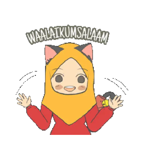 Miu Cat Hijab Gif 2