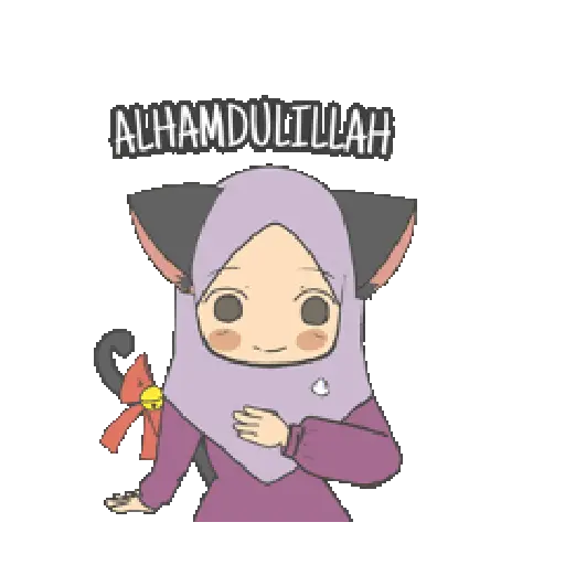 Miu Cat Hijab Gif 5