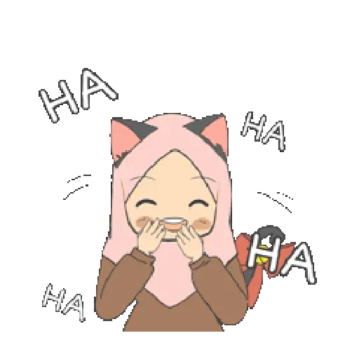Miu Cat Hijab Gif 11