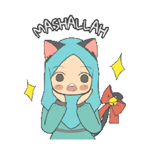 Miu Cat Hijab Gif 7