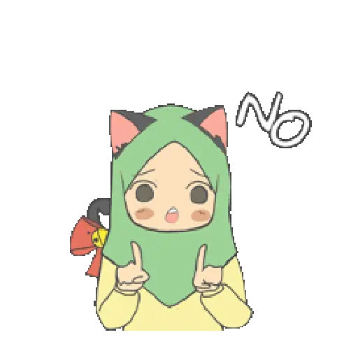 Miu Cat Hijab Gif 10