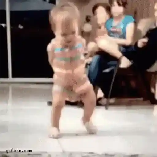 Bebés bailando - WASticker