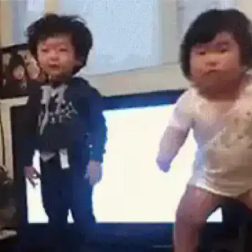 Bebés Bailando sticker