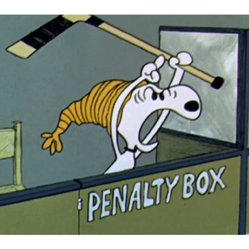 Snoopy com raiva 6