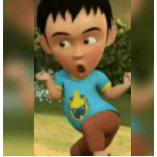 Stiker meme Upin ipin 6