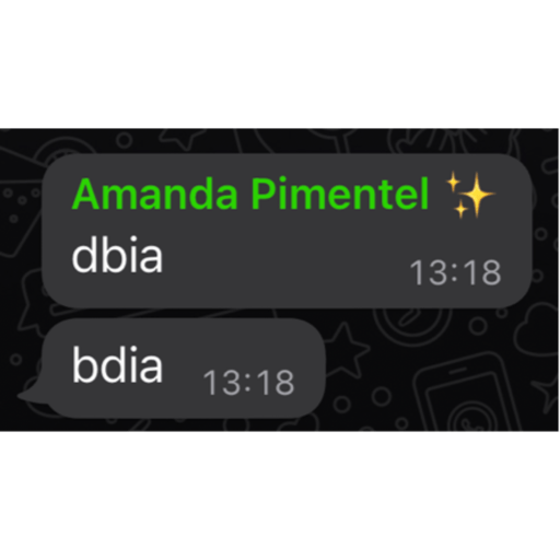 Amanda mas me chama de linda  2