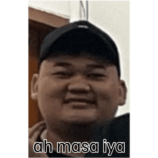 Stiker Saya 8