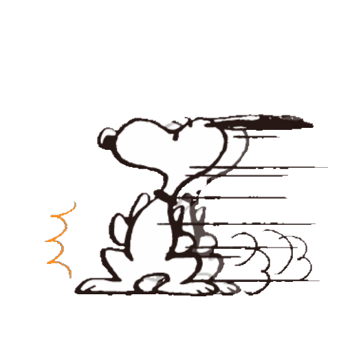 Snoopy Gets Movin’ 23