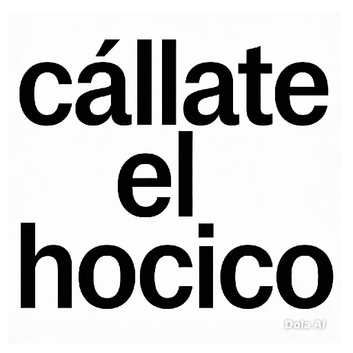 Texto Brat Cállate el hocico 🤫