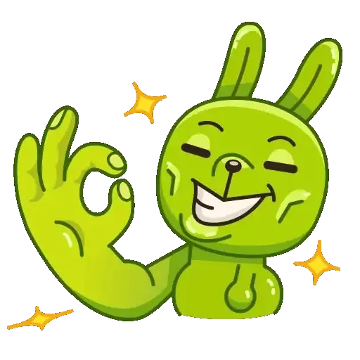 Bunny verde reaction 💚 6