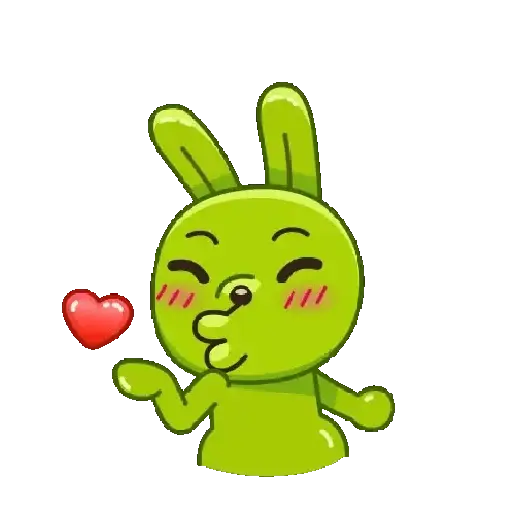 Bunny verde reaction 💚 5