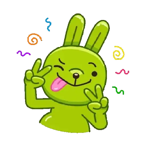 Bunny verde reaction 💚 4