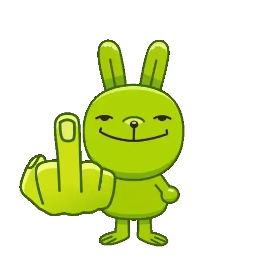 Bunny verde reaction 💚 3