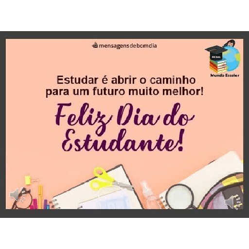 Feliz dia do estudante 5