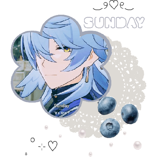 Sunday 2 :⠀🪽 ꒪   ♡𝆬⠀ 8