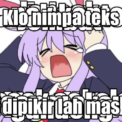 Stiker Touhou indo? 3