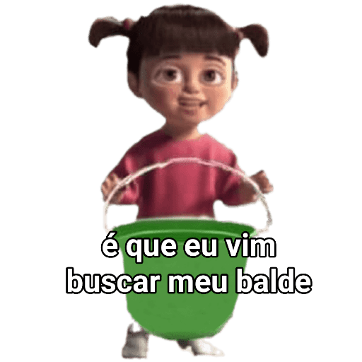 boo chutando o balde