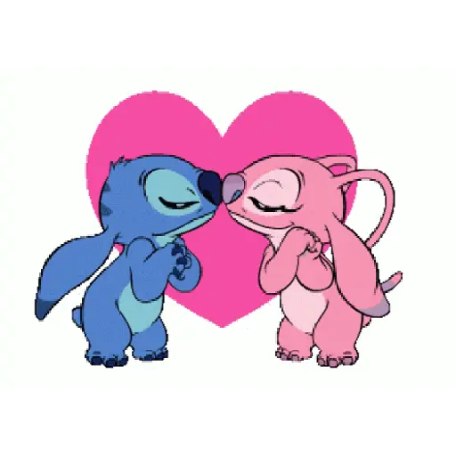 💕♥️❤️‍🔥stich y su novia❤️‍🔥♥️💕