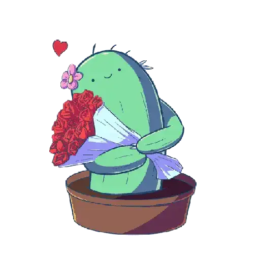 Cactus 🌵 animado ❤️