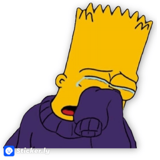 Stickers llorando y tristes 10