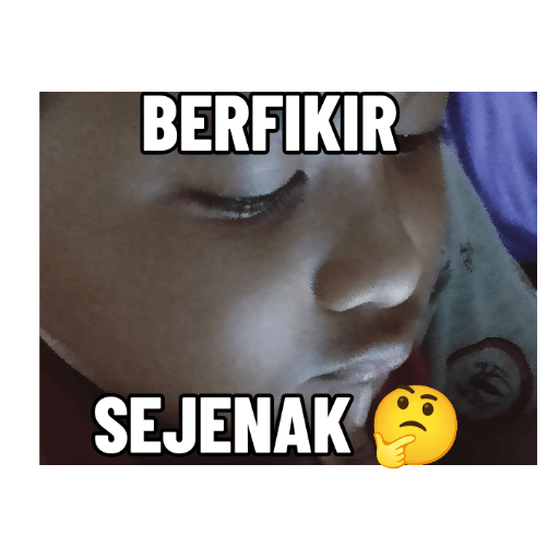 Stiker Saya 9