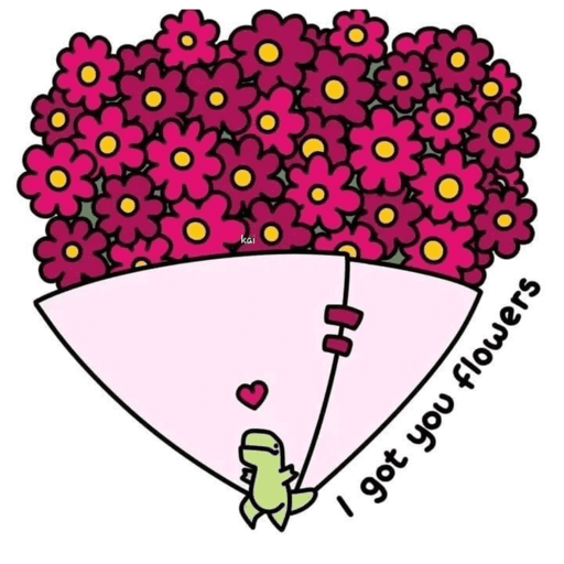 Blumen-Dinosaurier 🌸
