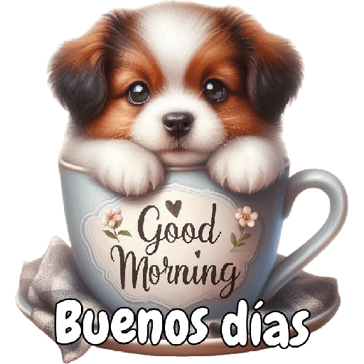 🐾💕Buenos días puppy cup🐾💕