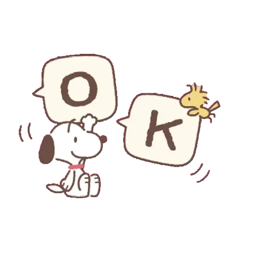 Snoopy Globos de diálogo🐾 🗨️ 1