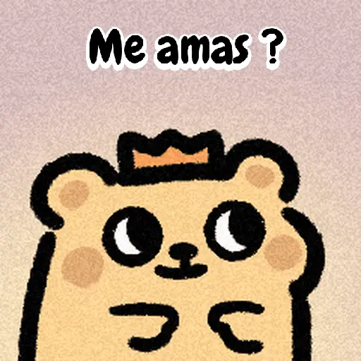 Pequeño osito con frases 🟤🐻