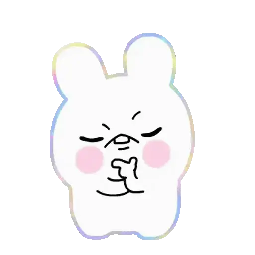 Hologram Rabbit cute✨🐰