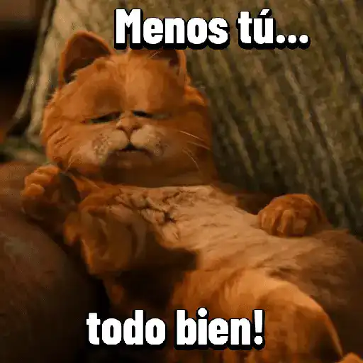 Garfield para el chat 😎🐱 3