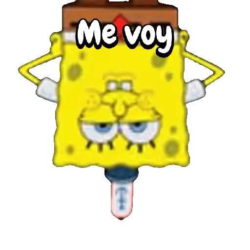 Bob esponja para el chat 🟨
