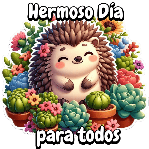 Erizo de Buenos Días 🦔🪴