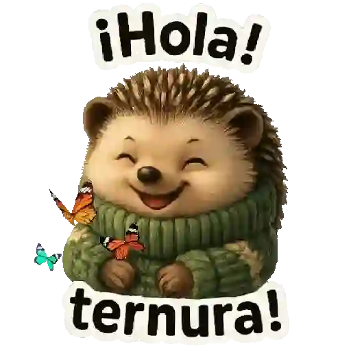 Erizo tierno 💕🦔