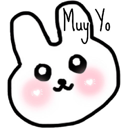 Conejito Cute Kawaii ,frases🐰