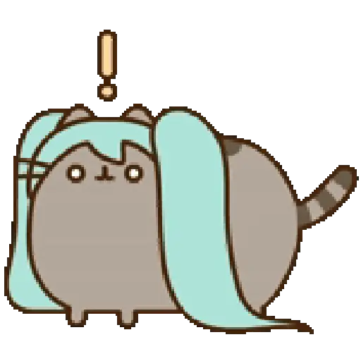 Pusheen - Hatzune Miku 2🐾🐱💕✨