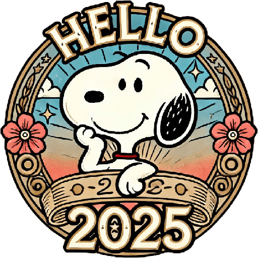 AÑO NUEVO CON SNOOPY✨🐾🥂