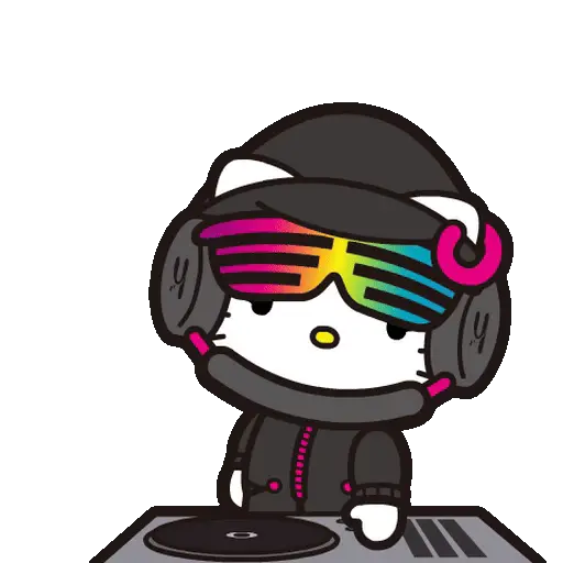 Hello Kitty DJ 🎧📀🎶🎀
