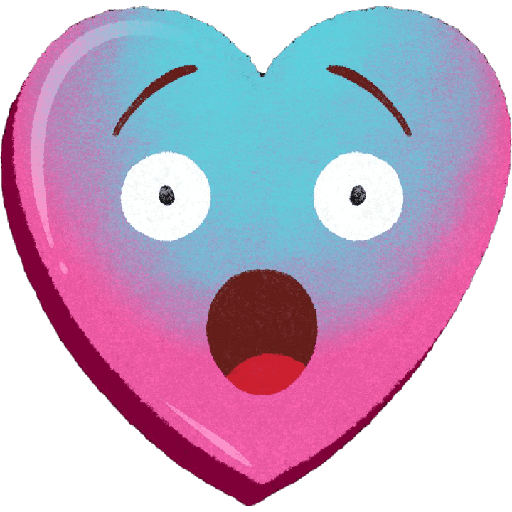 Emoji corazón rosa🩷 15