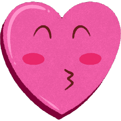 Emoji corazón rosa🩷 11