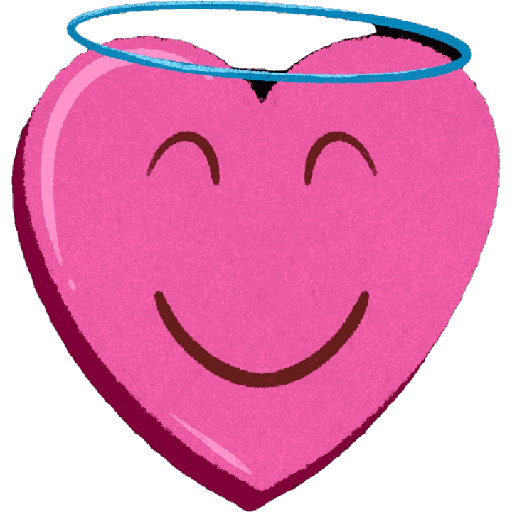 Emoji corazón rosa🩷 5