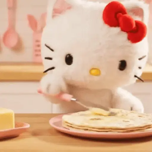 Hello Kitty cocina 🎀🧇 13