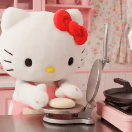 Hello Kitty cocina 🎀🧇 8