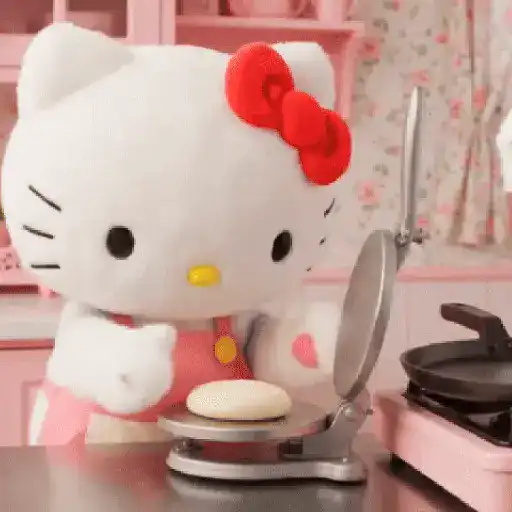 Hello Kitty cocina 🎀🧇 9