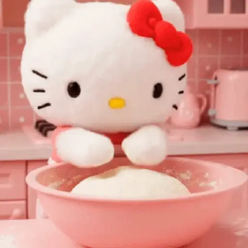 Hello Kitty cocina 🎀🧇 4