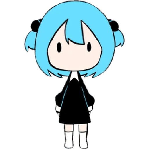 Cute Girl light blue 🔘