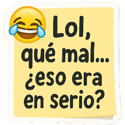 Lol,qué mal...!😄📄