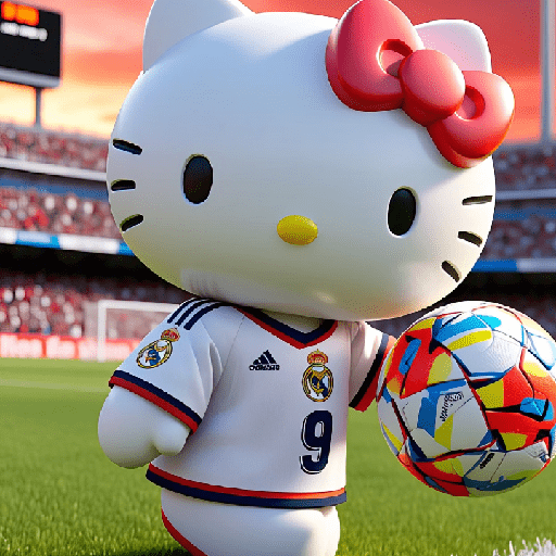 Real Madrid Hello Kitty⚪🔵